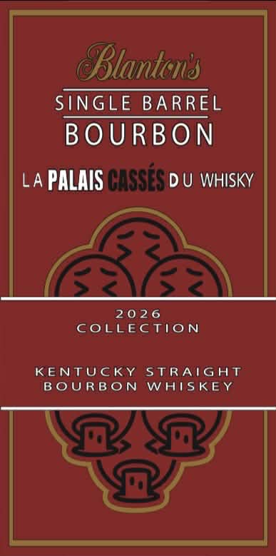 Blanton's 375ML BPWC Private Selection La Palais Cassés Du Whisky “Valentine’s Edition” 2 PACK BUNDLE DEAL (2X375ML)