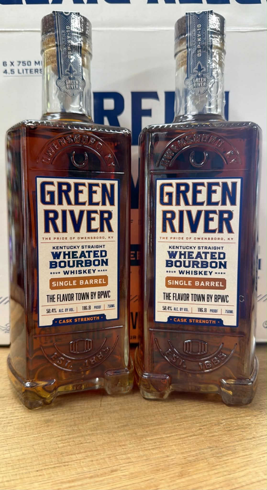 GREEN RIVER WHEATED BOURBON ''THE FLAVOR TOWN BY BPWC''